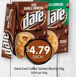 Spudshed Dare Iced Coffee Sachet Mocha offer