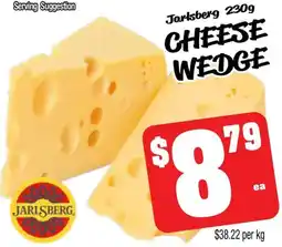 Farmer Jack's Jarlsberg Cheese Wedge offer
