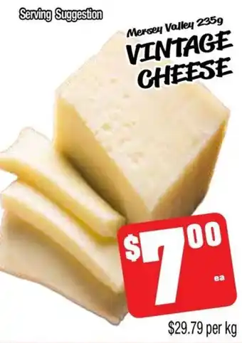 Farmer Jack's Mersey Valley Vintage Cheese offer