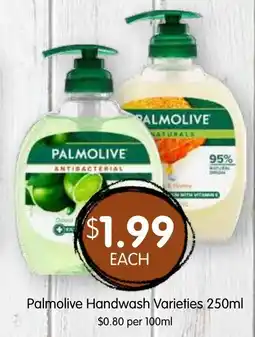 Spudshed Palmolive Handwash Varieties offer