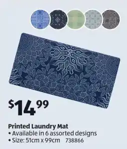 ALDI Printed Laundry Mat offer