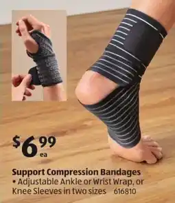 ALDI Support Compression Bandages offer