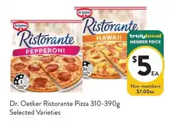 Farmer Jack's Dr. Oetker Ristorante Pizza Selected Varieties offer