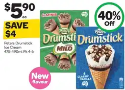 Woolworths Peters Drumstick Ice Cream offer