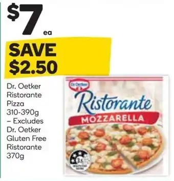 Woolworths Dr Oetker Ristorante Pizza offer