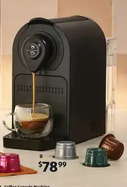 ALDI Nespresso Coffee Capsule Machine offer
