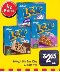 Farmer Jack's Kellogg's LCM Bars offer