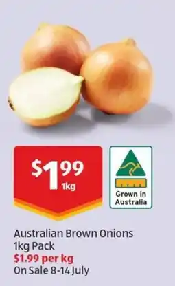 ALDI Australian Brown Onions offer