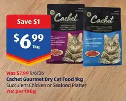 ALDI Cachet Gourmet Dry Cat Food offer