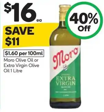 Woolworths Moro Olive Oil offer