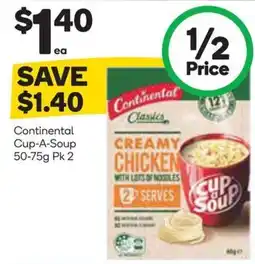 Woolworths Continental Cup-A-Soup offer