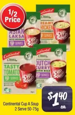Farmer Jack's Continental Cup A Soup offer