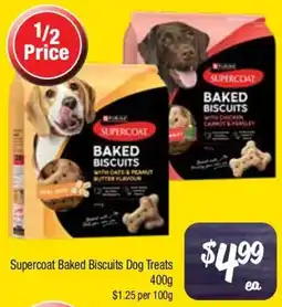 Farmer Jack's Supercoat Baked Biscuits Dog Treats offer