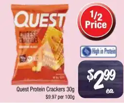 Farmer Jack's Quest Protein Crackers offer