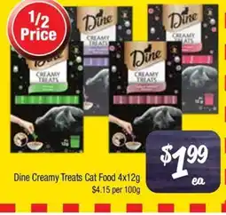 Farmer Jack's Dine Creamy Treats Cat Food offer