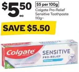 Woolworths Colgate Sensitive Pro-Relief Toothpaste offer