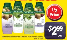 Farmer Jack's Palmolive Naturals Shampoo or Conditioner offer