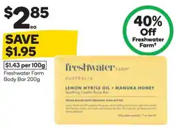 Woolworths Freshwater Farm Body Bar offer