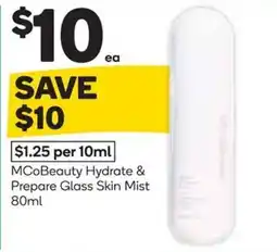 Woolworths MCoBeauty Hydrate & Prepare Glass Skin Mist offer
