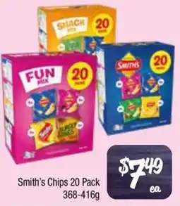 Farmer Jack's Smith's Chips 20 Pack offer