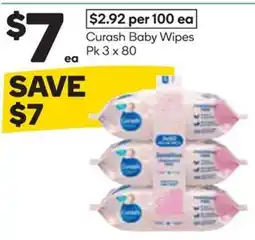 Woolworths Curash Baby Wipes offer