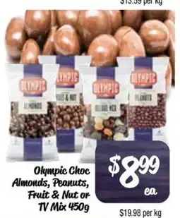 Farmer Jack's Olympic Choc Almonds, Peanuts, Fruit & Nut offer