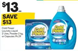 Woolworths Cold Power Laundry Liquid offer