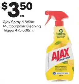 Woolworths Ajax Spray n' Wipe Multipurpose Cleaning offer