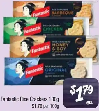 Farmer Jack's Fantastic Rice Crackers offer
