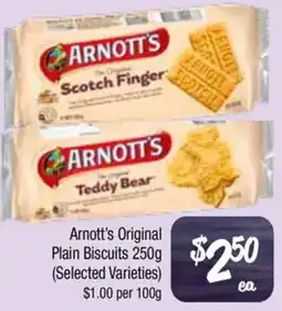 Farmer Jack's Arnott's Original Plain Biscuits offer