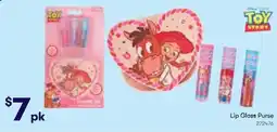 Woolworths Toy Story Lip Gloss Purse offer