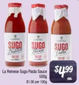 Farmer Jack's La Reines Sugo Pasta Sauce offer
