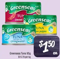 Farmer Jack's Greenseas Tuna offer