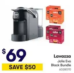 Woolworths Lavazza Jolie Evo Black Bundle offer