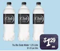 Farmer Jack's Tru Blu Soda Water offer