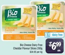 Farmer Jack's Bio Cheese Dairy Free Cheddar Flavour Slices offer