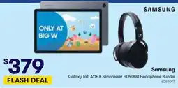 Woolworths Samsung Galaxy Tab A11+ & Sennheiser HD400U Headphone Bundle offer