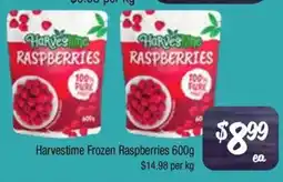 Farmer Jack's Harvestime Frozen Raspberries offer
