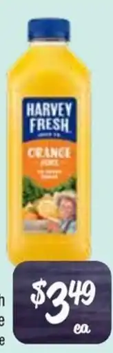 Farmer Jack's Harvey Fresh Orange Juice offer
