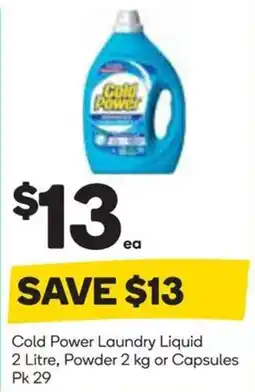 Woolworths Cold Power Laundry Liquid offer