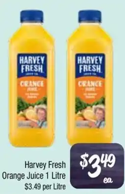 Farmer Jack's Harvey Fresh Orange Juice offer