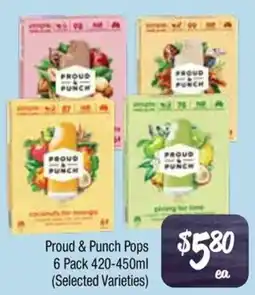 Farmer Jack's Proud & Punch Pops offer