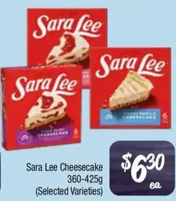 Farmer Jack's Sara Lee Cheesecake offer