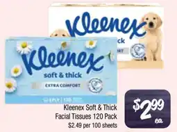 Farmer Jack's Kleenex Soft & Thick Facial Tissues offer