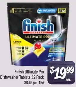 Farmer Jack's Finish Ultimate Pro Dishwasher Tablets offer