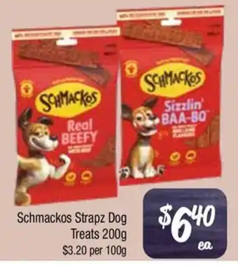 Farmer Jack's Schmackos Strapz Dog Treats offer