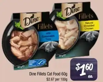 Farmer Jack's Dine Fillets Cat Food offer