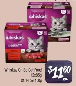 Farmer Jack's Whiskas Oh So Cat Food offer
