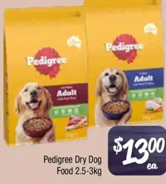 Farmer Jack's Pedigree Dry Dog Food offer
