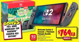 JB Hi-Fi Nintendo Switch 2 Console + Pokémon Pokopia Bundle offer